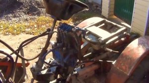 ТРАКТОР  TZ4K14 замена движка