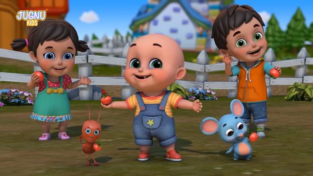 Posham Pa Bhai Posham Pa | पोशम पा भाई पोशम पा | Hindi rhymes for children collection by jugnu kids смотреть онлайн