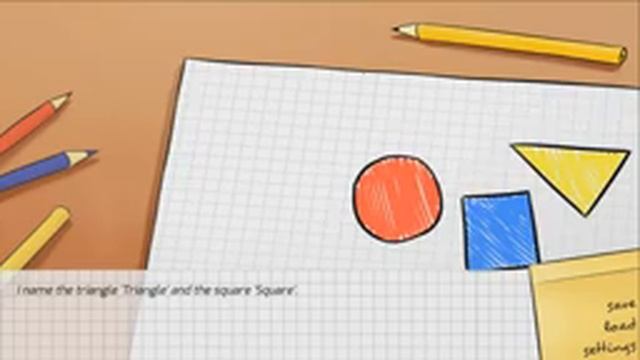 OH NO, SQUARE o___o!! | Misshapen Love | Visual Novel Game смотреть онлайн