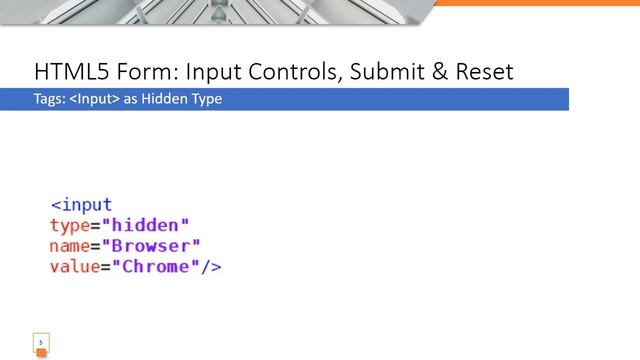 035 HTML5 Text-Field, Password-Field and Hidden-Field смотреть онлайн