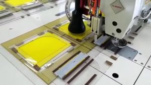 прорезной карман на молнии на швейном автомате