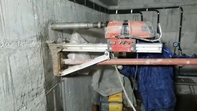 Алмазное бурение монолитных стен и перекрытий. смотреть онлайн