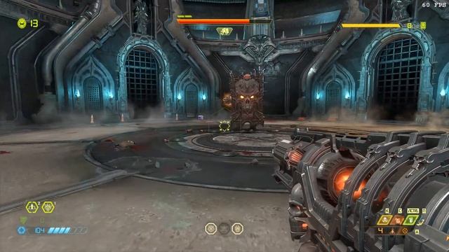 Doom Eternal - Восьмой уровень - Твердыня стражей (Полное прохождение со всеми секретами) смотреть онлайн