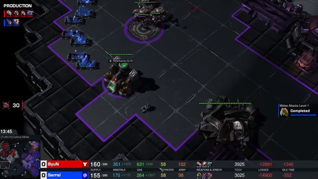 Starcraft 2 SERRAL Vs BYUN SC2 Tournament Proleague 2022