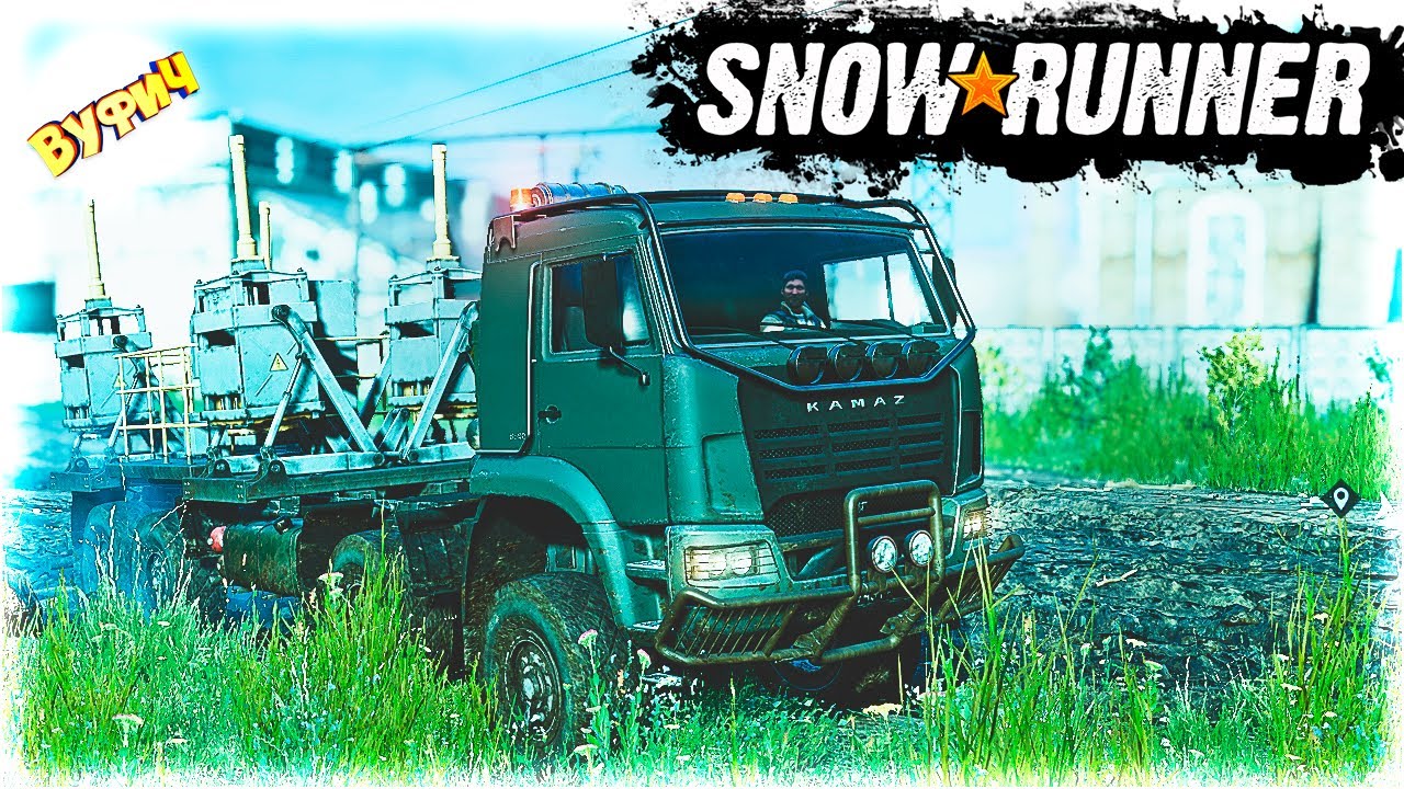 SnowRunner ? Обзор мода КамАЗ 6560 смотреть онлайн