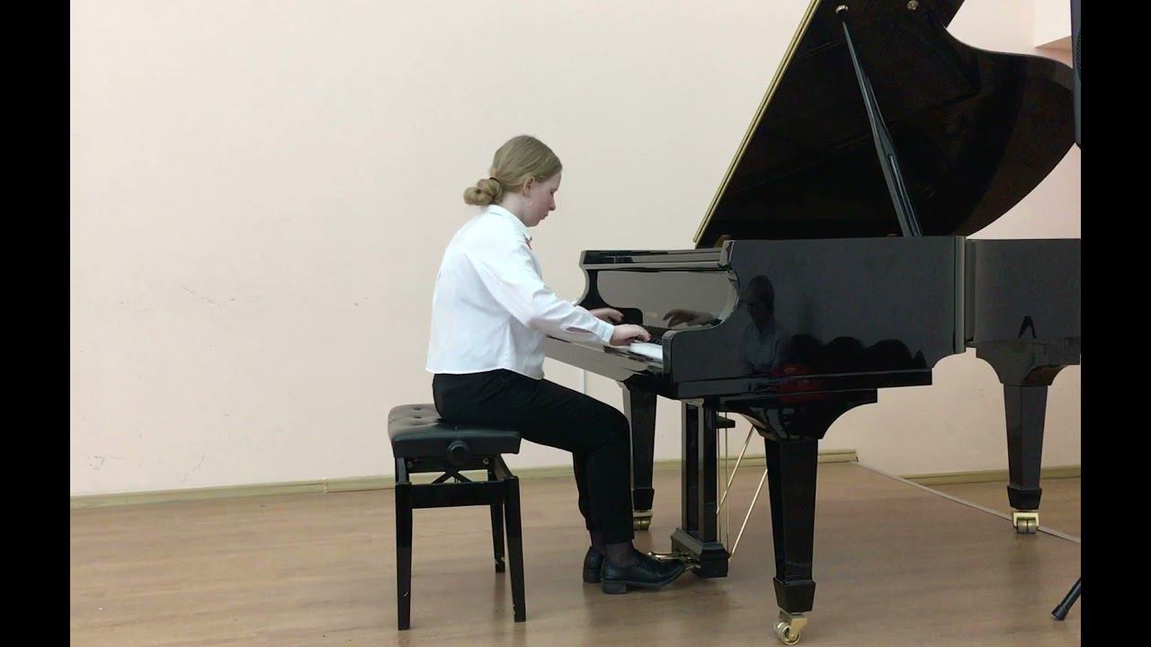 Чаусова Елизавета, 8 класс, Г.Свиридов - "Грустная песня". смотреть онлайн