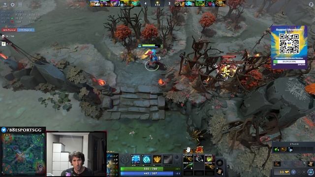 DENDI solo saved the hardest game смотреть онлайн