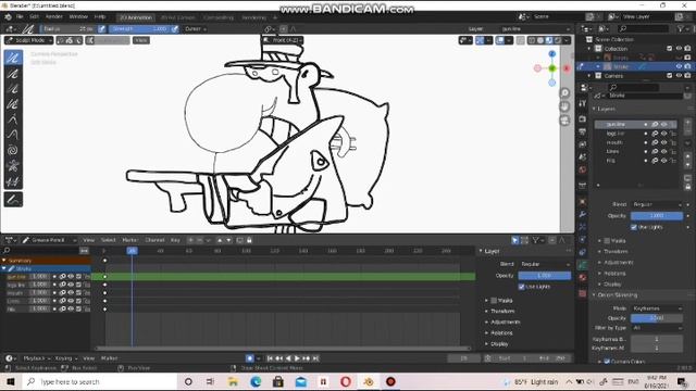 How to make 2D animation with blender in Sinhala ලේසියනේ කාටුන් හදමු. смотреть онлайн
