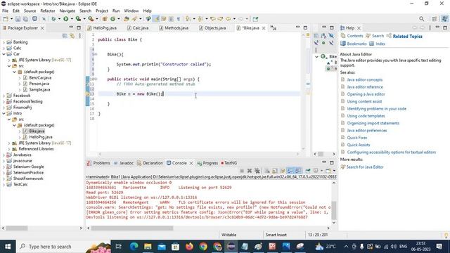 Day 22 Java Constructor Program with example - English смотреть онлайн