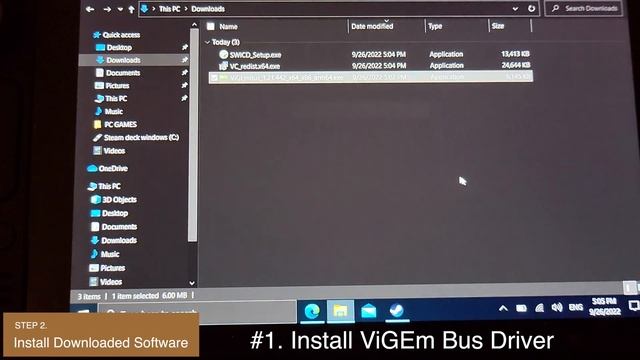 How to Setup Steam Deck Controller in Windows 10 & 11 SWICD - Episode #1 смотреть онлайн