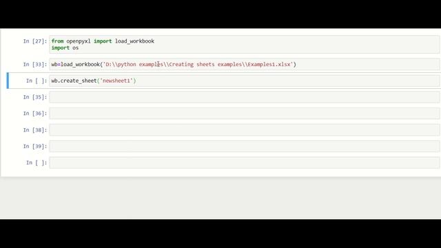 5Min Python Excel - Creating a new Excel Worksheet using Openpyxl смотреть онлайн