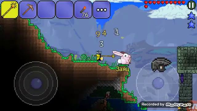 Террария #2 БОЙ С БОССОМ ЗАЙЦЕМ смотреть онлайн