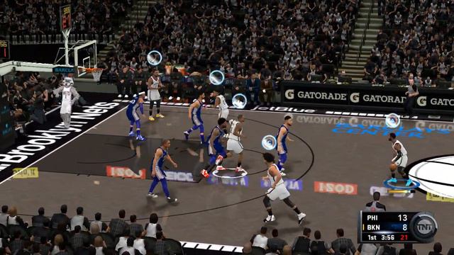 NBA 2K11 Remastered Gameplay - Hall of Fame Sliders Set - 1st Quarter смотреть онлайн