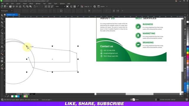 how to make awesome flyer template using coreldraw смотреть онлайн