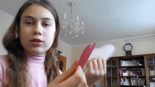 как сделать простую валентинку в технике скрапбукинг к 14 февраля. смотреть онлайн
