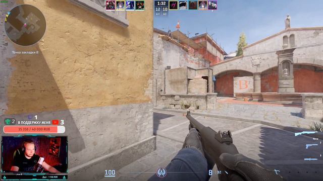 СНОВА В КС!) Counter-Strike 2! Stream! смотреть онлайн