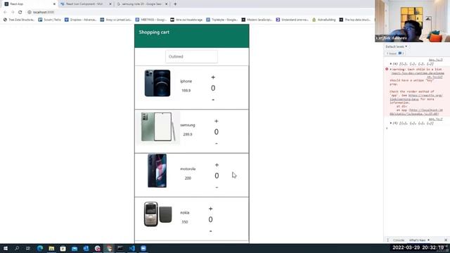 React Workshop | Shopping Chart Project смотреть онлайн