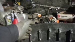 Самодельный снегоход с мотором от Приуса, изготовление гусеницы из покрышки.