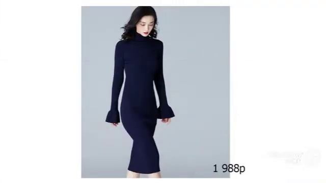Одежда с AliExpress - Новинка 2017 года, стильное Модные женские осенние и зимние платье смотреть онлайн