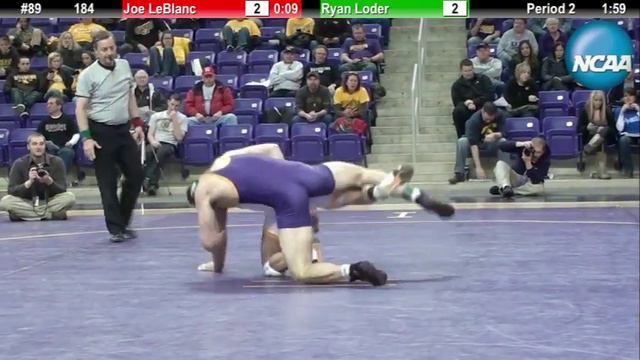 WWC 184: Joe LeBlanc Wyoming vs. Ryan Loder Northern Iowa