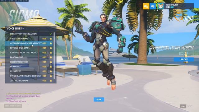 Overwatch - All NEW Sigma SKINS! Voicelines and Highlight Intros! смотреть онлайн
