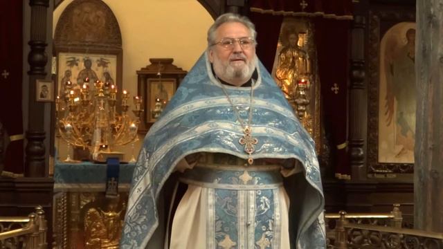 Праздничная проповедь о.Николая 21.09.2018 смотреть онлайн