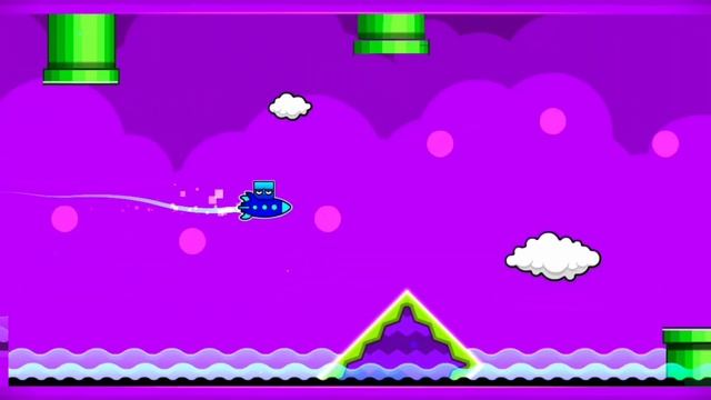 Over The Clouds | Первый уровень из Geometry Dash Breeze!!! смотреть онлайн