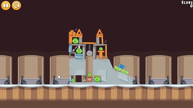 Angry Birds Power Trouble: WizPig's Express All Levels Walkthrough.