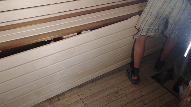 Полок в баню своими руками,скрытые крепления) смотреть онлайн