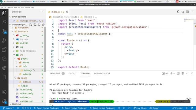 Kuliah Pemrograman Mobile - React Native 13 | Eslint, React Navigation, API dengan Axios смотреть онлайн