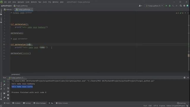 fungsi (def) pada python смотреть онлайн