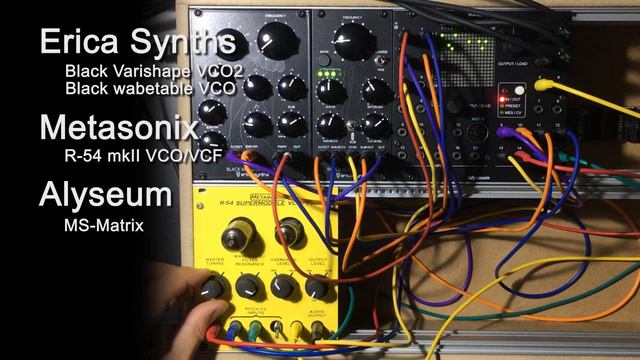 Eurorack 3 Oscillators & Matrix Patcher Drone. Experimental Sounds. 2/4 смотреть онлайн