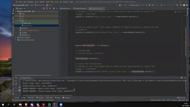 Usar seed para obtener numeros random смотреть онлайн