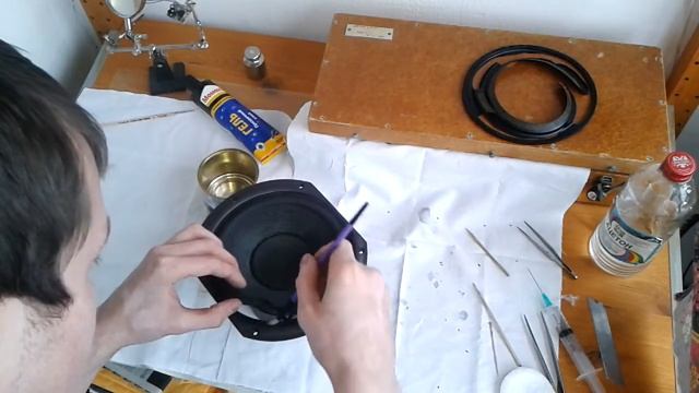 Wharfedale Diamond 9.5 (замена подвеса ) смотреть онлайн
