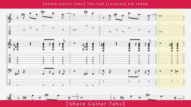 [Share Guitar Tabs] The Fall (Lovejoy) HD 1080p смотреть онлайн