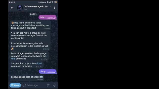 Voice to text converter telegram bot смотреть онлайн