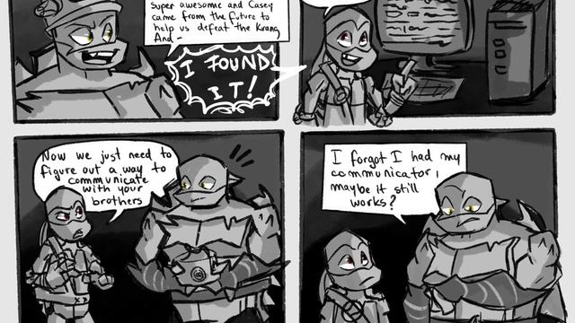 Rise/ TMNT 2012 ,,Inter-dimensional Brothers’’ Part 3.   #tmnt #rottmnt #comics