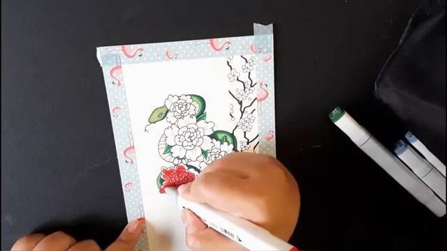 SIMPLE SNAKE TATTOO DESIGN//DRAWING TIMELAPSE смотреть онлайн