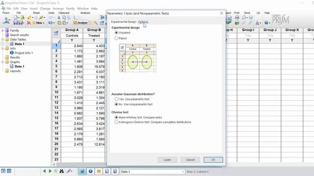 How To Perform A Mann-Whitney U Test In GraphPad Prism смотреть онлайн