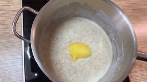 Овсяная каша на молоке!