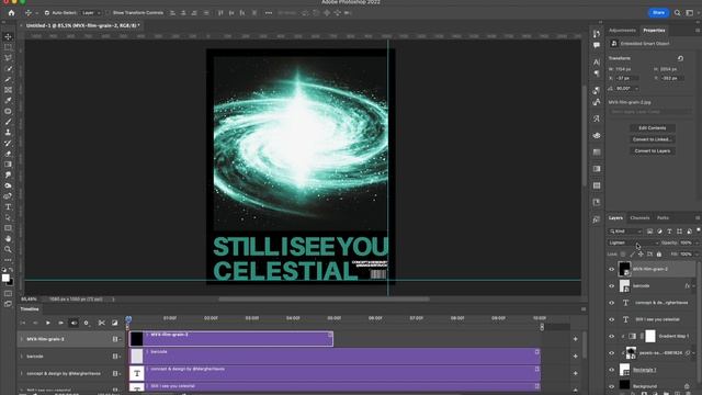 SIMPLE ANIMATED VIDEOS IN PHOTOSHOP - VIDEO POSTER TUTORIAL смотреть онлайн