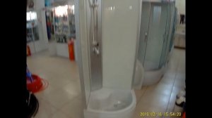 Сборка Душевой кабины 80х80 высокий поддон белая матовая с крышей