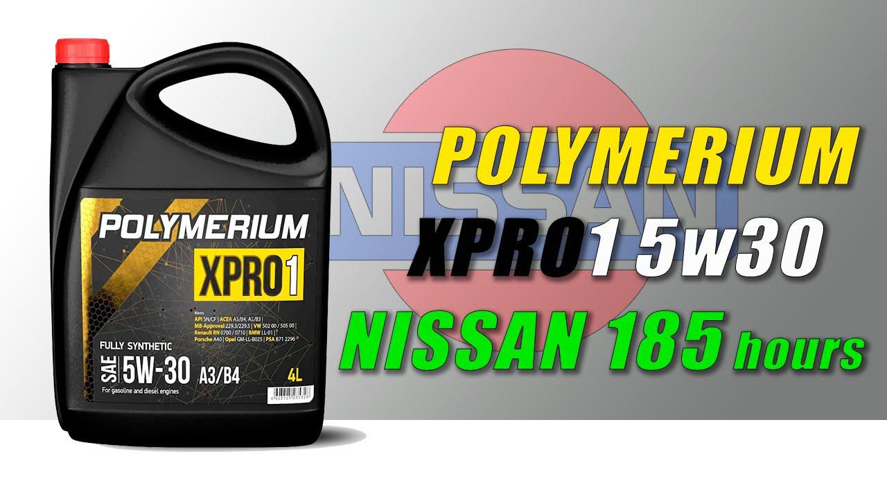 Polymerium 5w30 A3/B4 (Nissan, 185 Hours, Gasoline)