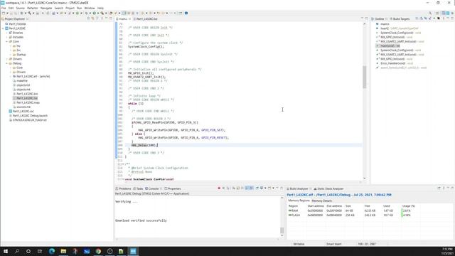 STM32CubeIDE Programming, Debugging, and Running смотреть онлайн