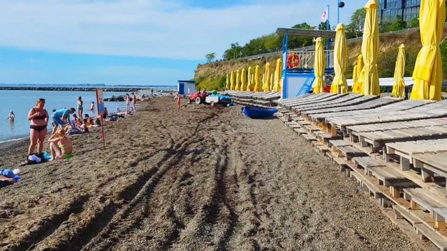 АНАПА - АНШЛАГ НА ПЛЯЖЕ ВЫСОКИЙ БЕРЕГ! НОВЫЕ РЯДЫ ЛЕЖАКОВ. НАШЕСТВИЕ ВОДОРОСЛЕЙ! СЕЗОН - МАЙ 2021 смотреть онлайн