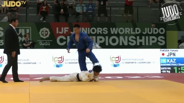Fukuda at -66 takes GOLD at Judo Junior World Championships! смотреть онлайн