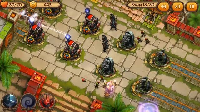 Evil Defenders ЗОЛОТОЙ ХРАМ миссия 15 (Инферно) часть 89 (прохождение) смотреть онлайн
