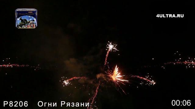 Салют "Огни Рязани"(13 залпов/калибр 1.25 дюйма) смотреть онлайн