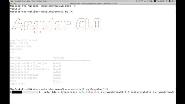 Installation of Angular CLI смотреть онлайн
