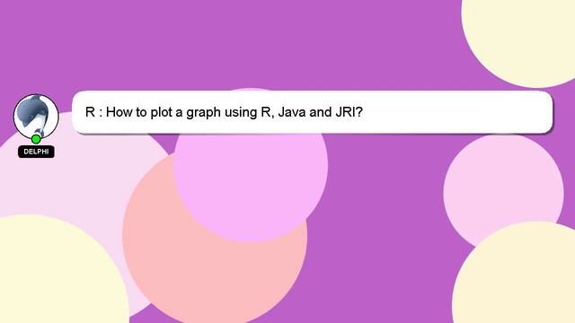 R : How to plot a graph using R, Java and JRI? смотреть онлайн